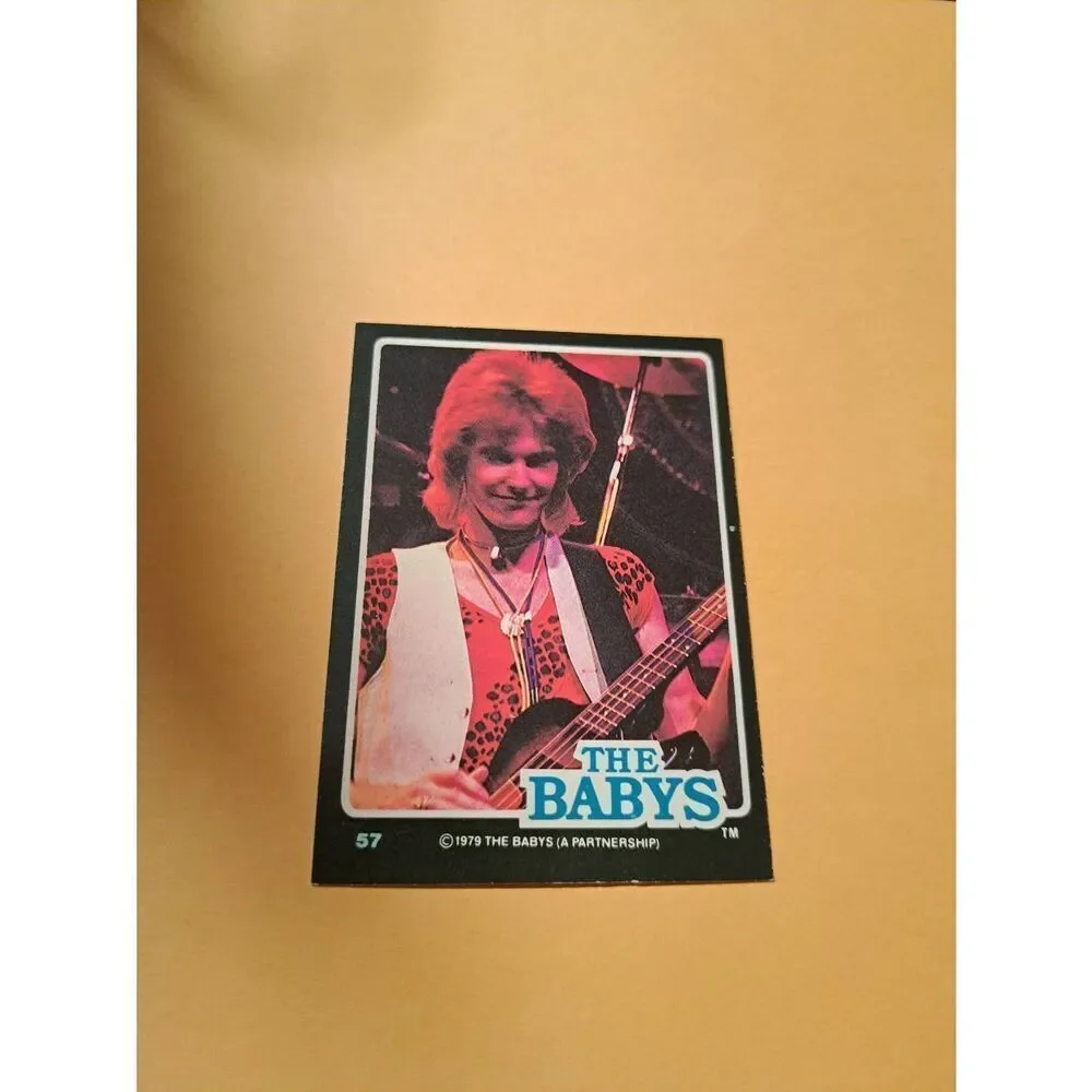 Vintage 1979 The Babys Trading Card #57 London Rock Band Collectible